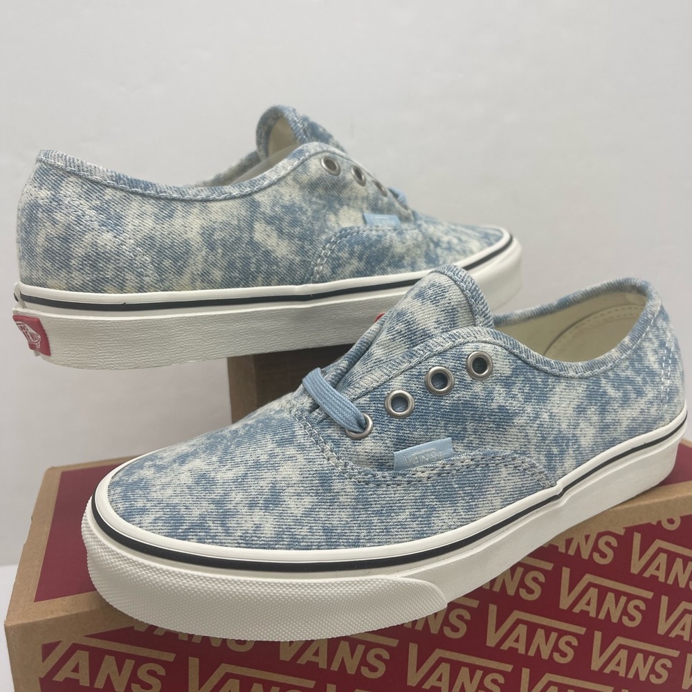 Vans Men’s Authentic (Denimistry) Winter Sky Marshmallow Sneakers
VN0A5HZS9FM - Picture 7 of 16